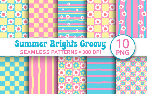 Summer Brights Seamless Pattern Bundle