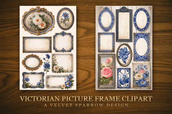 Victorian Picture Frame Clipart