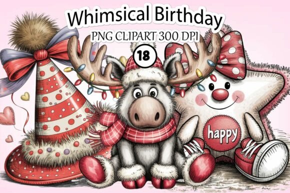 Whimsical Birthday Clipart Birthday Png