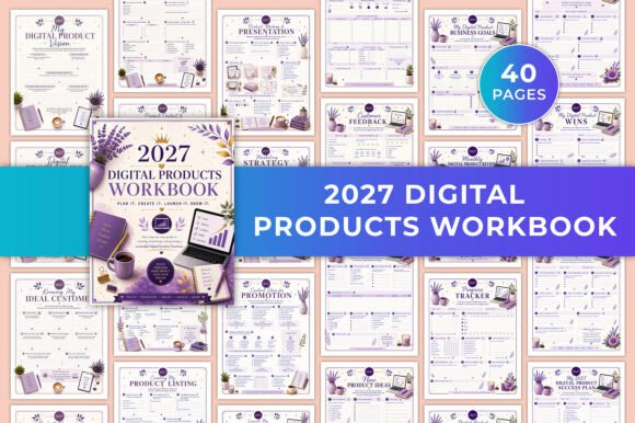 2027 Digital Products Workbook KDP