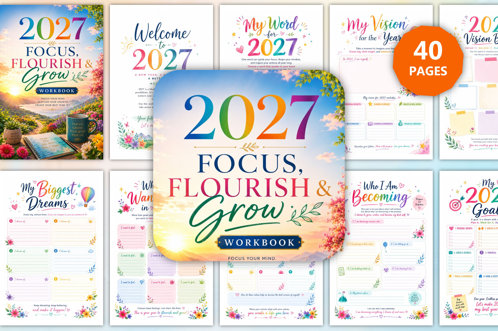 2027 Focus, Flourish & Grow Workbook