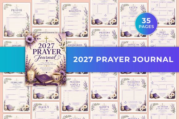 2027 Prayer Journal KDP Interiors