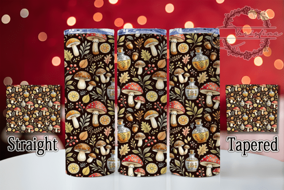 Autumn Mushrooms 20oz Tumbler