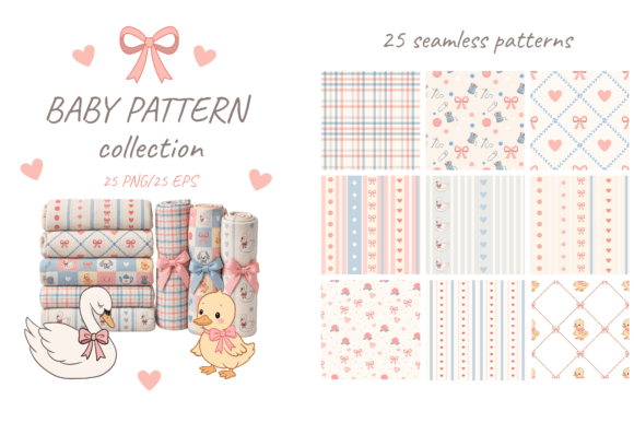 Baby Nursery Seamless Patterns
