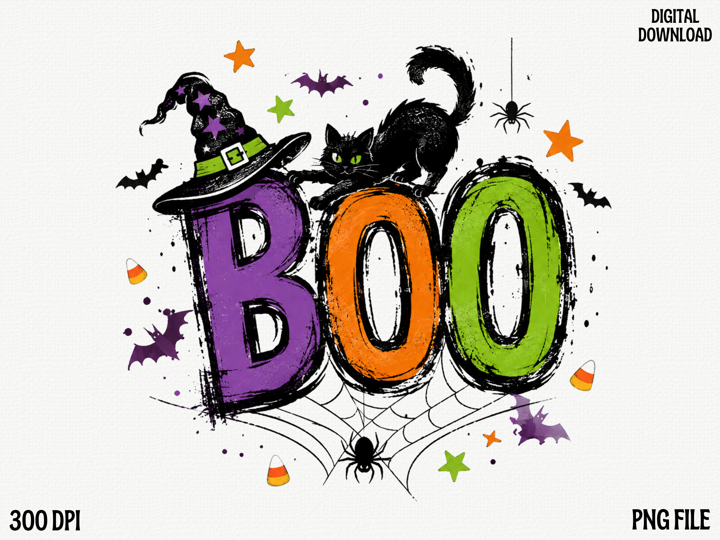 Boo Halloween Ghost PNG, Cute Spooky Sub