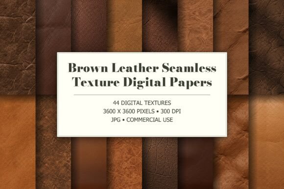 Brown Leather Seamless Textures