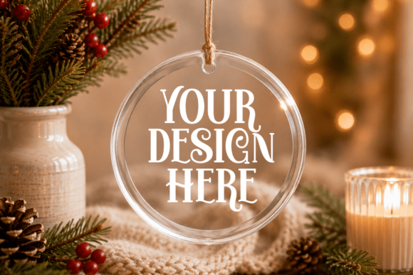 Christmas Ornament Mockup