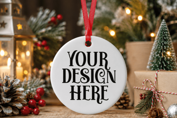 Christmas Ornament Mockup