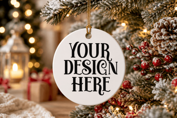 Christmas Ornament Mockup