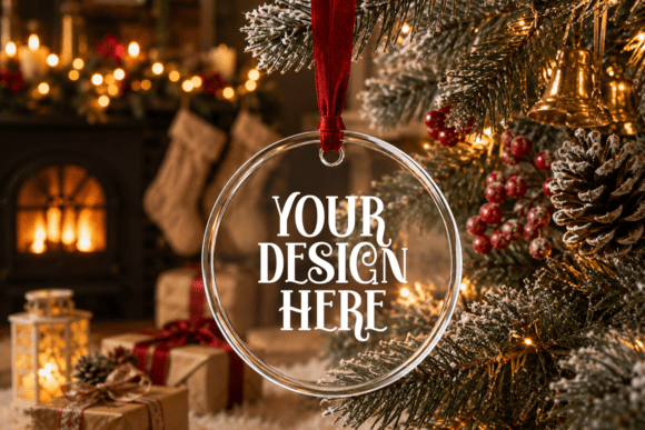 Christmas Ornament Mockup