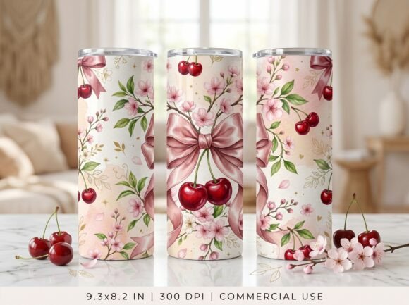 Coquette Floral Tumbler Wrap 20oz,40oz