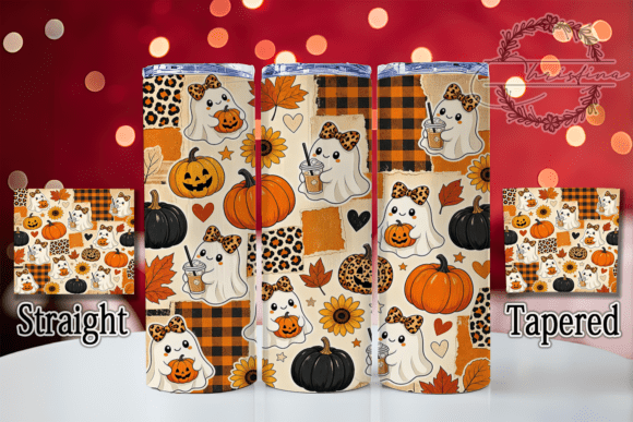 Cute Halloween Fall Pattern 20oz Tumbler