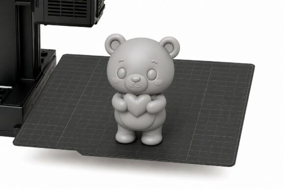 Cute Teddy Bear 3D Print STL + OBJ Model for Decor & Gifts - Image 3