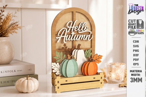 Fall Pumpkin Decor Laser Cut Autumn Laser Cutting