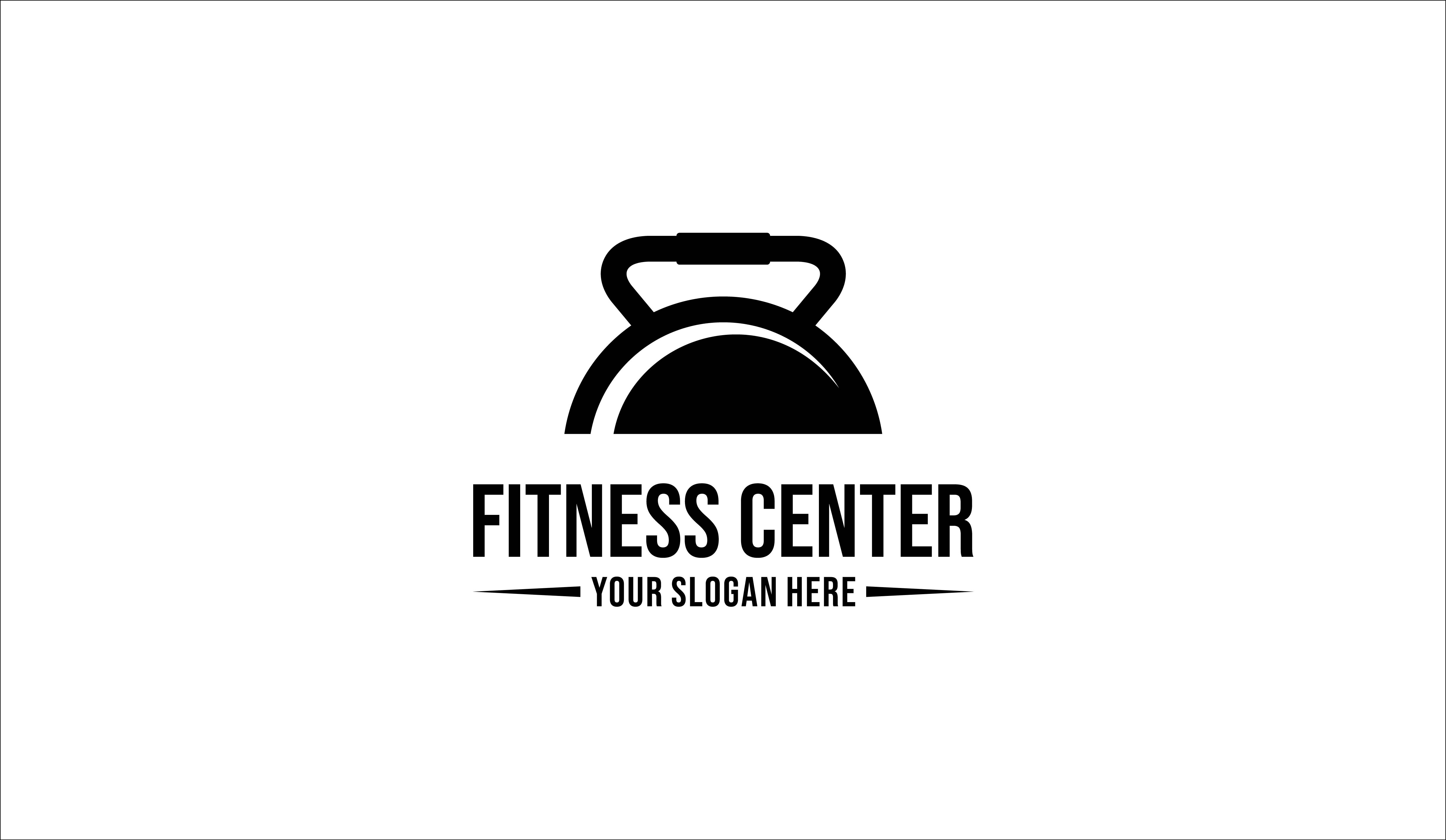 Kettlebell Fitness Center Logo Design