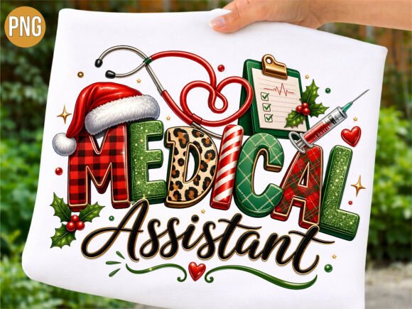 Medical Assistant Christmas Nurse PNG