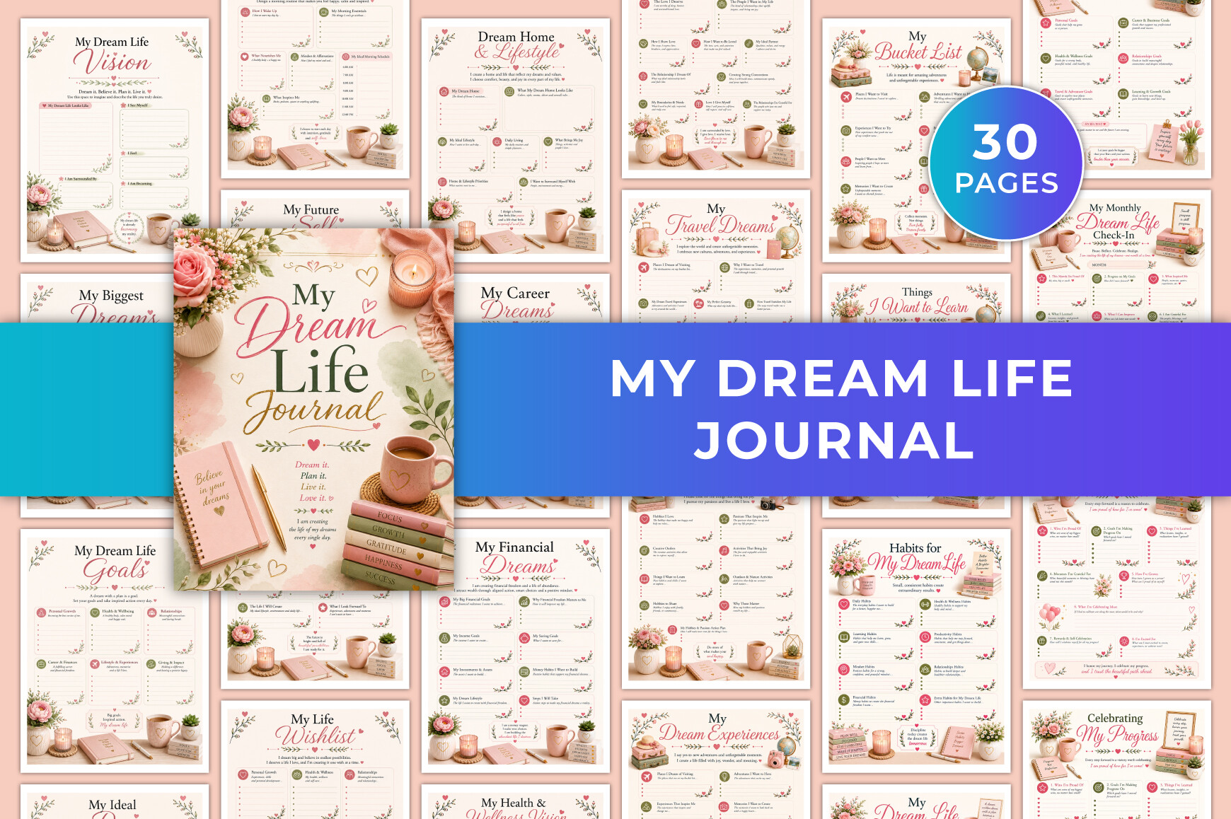 My Dream Life Journal KDP Interiors