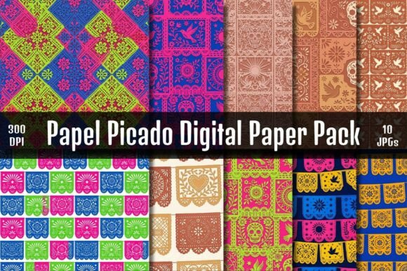 Papel Picado Digital Paper Pack