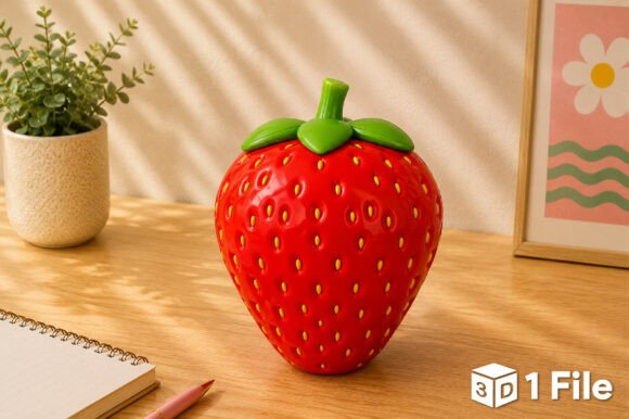 Realistic Printable Apple Model