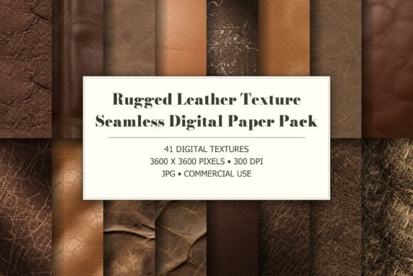 Rugged Leather Seamless Digital Textures