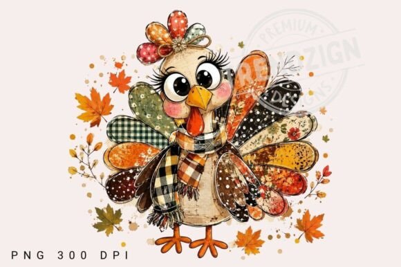 Thanksgiving Turkey PNG, Gobble Coquette Graphic T-shirt Designs By TrendZign