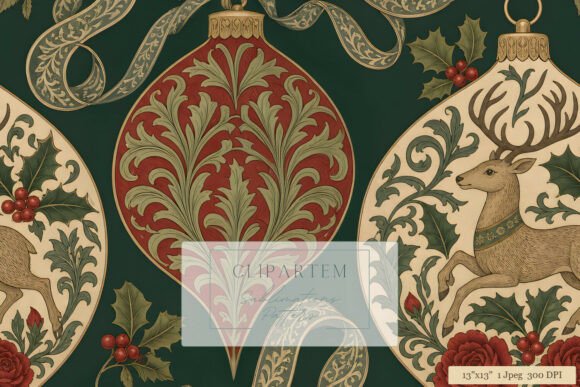 Victorian Christmas Ornament Pattern