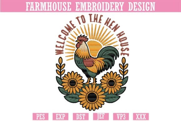 Welcome to the Hen Ho Embroidery Designs