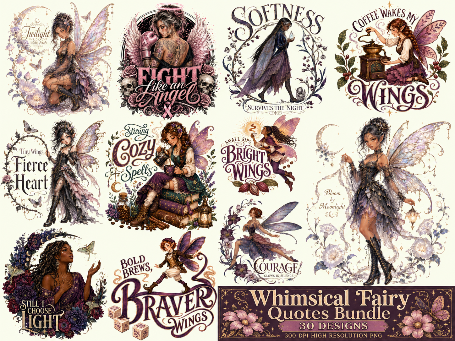 Whimsical Fairy Quotes Bundle