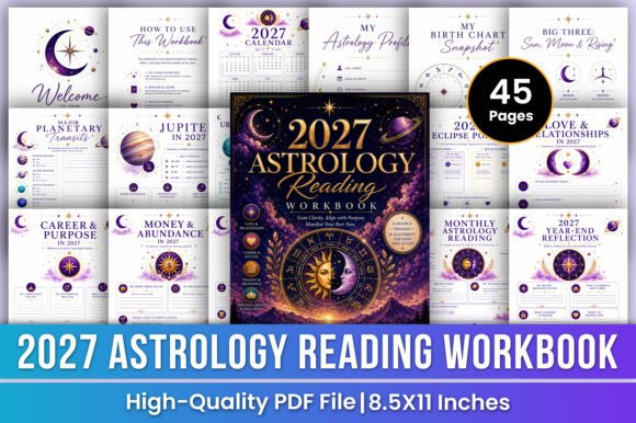 2027 Astrology Reading Workbook | Birth