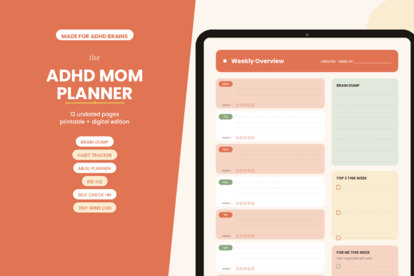 ADHD Planner for Moms