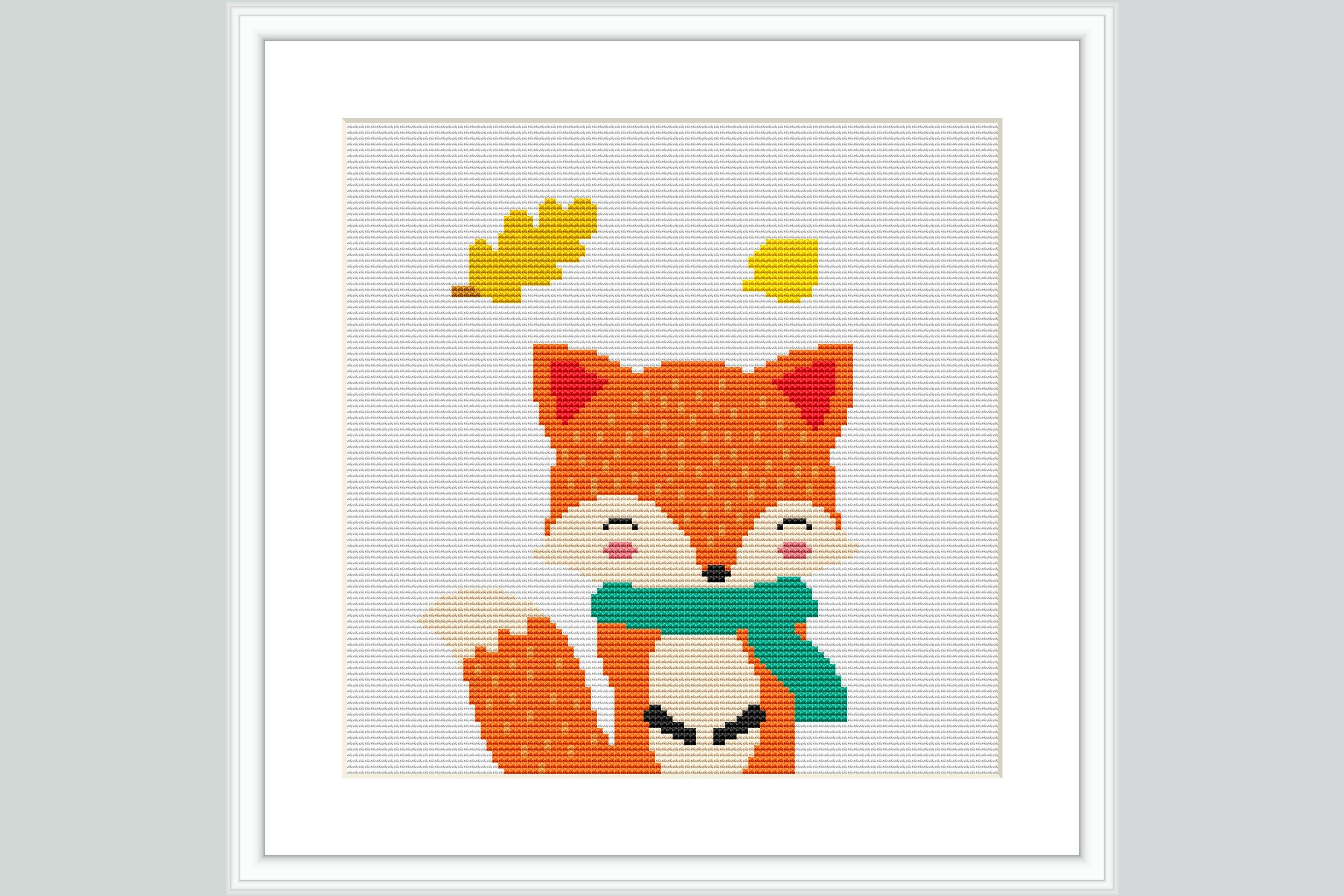 Autumn Fox Cross Stitch Pattern