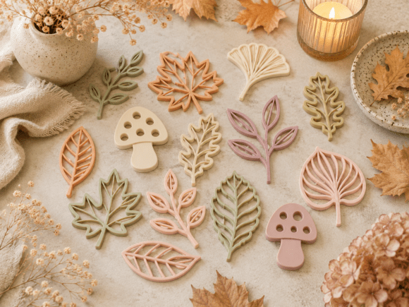Autumn Leaves Table Decor Stl Bundle 3d Printing