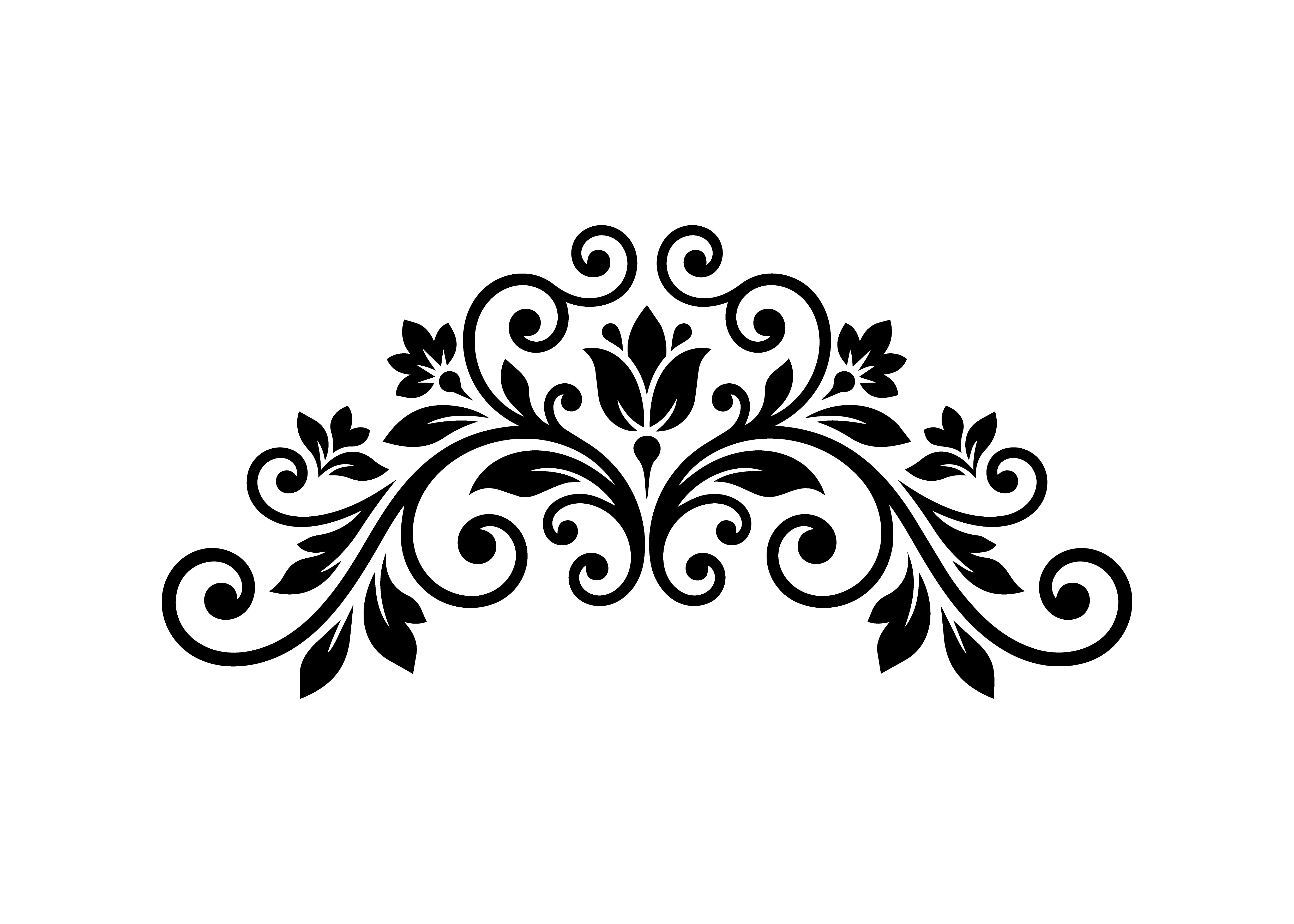 Bridal Ornate Floral Flourish SVG