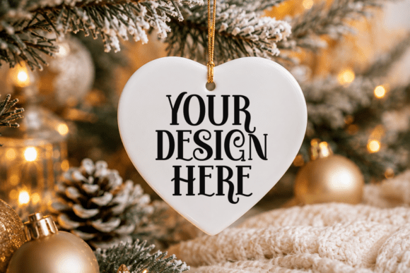 Christmas Ornament Mockup