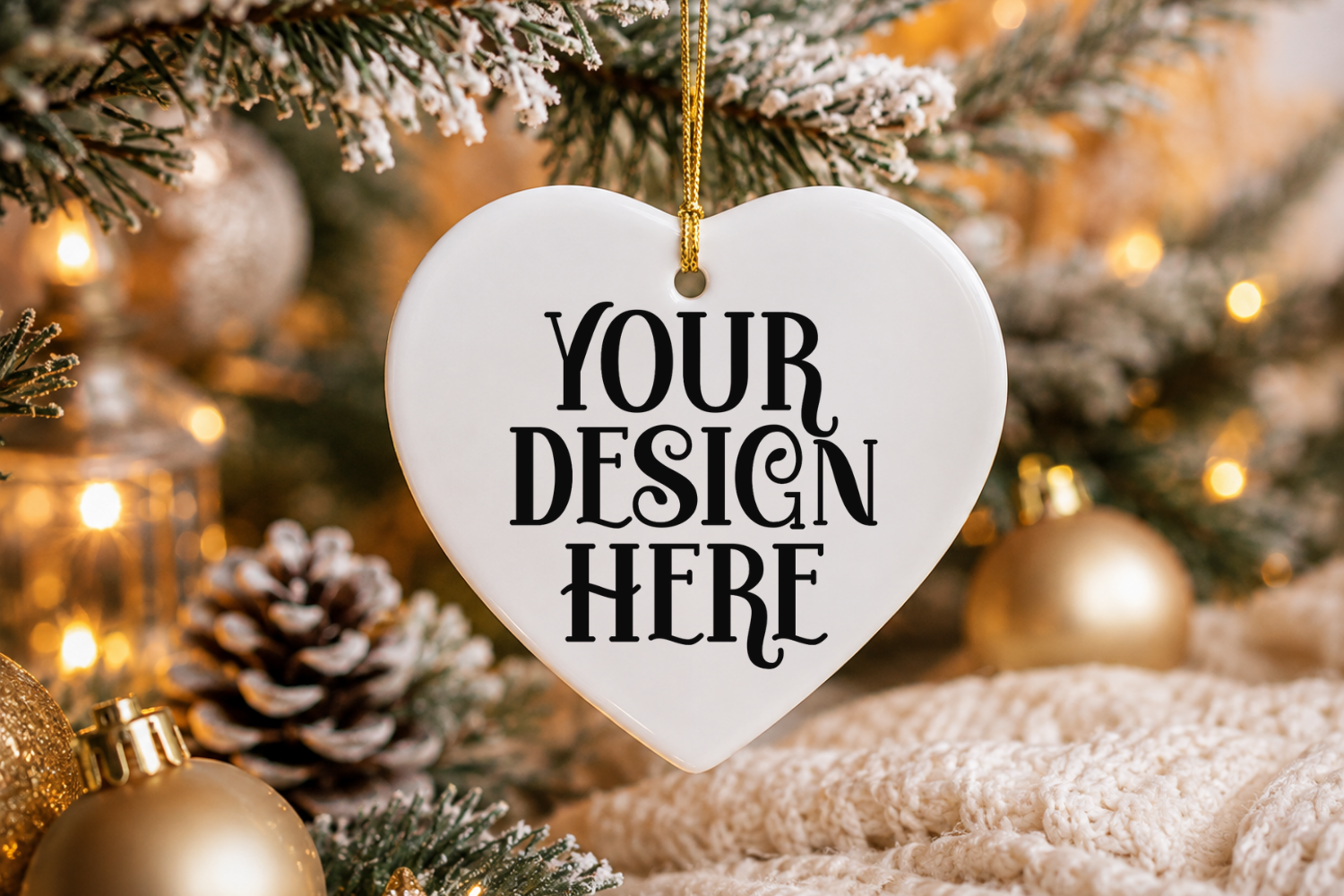 Christmas Ornament Mockup