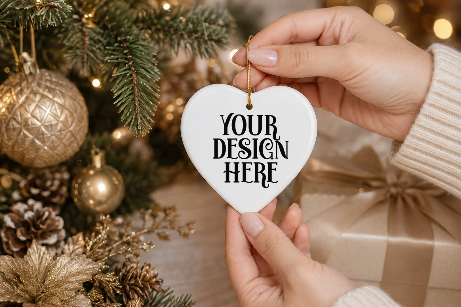 Christmas Ornament Mockup