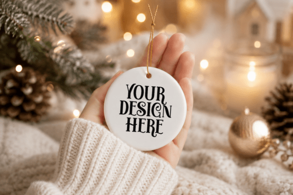 Christmas Ornament Mockup
