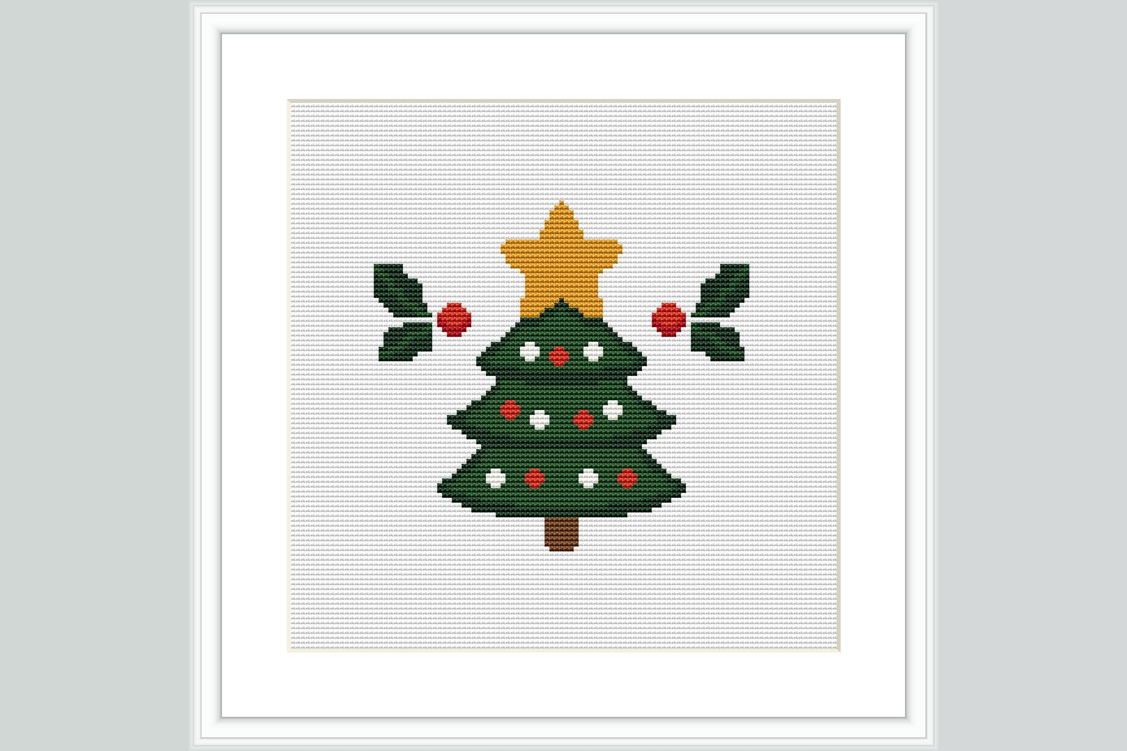 Christmas Tree Cross Stitch Pattern