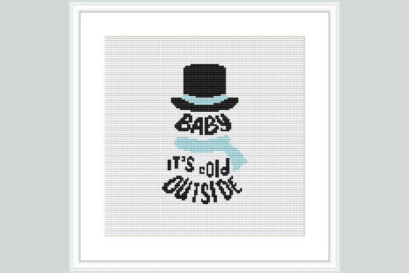 Cold Outside Cross Stitch Pattern