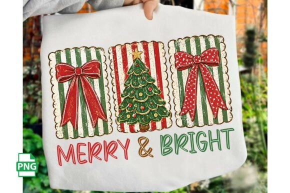 Coquette Christmas Png Merry And Bright Graphics