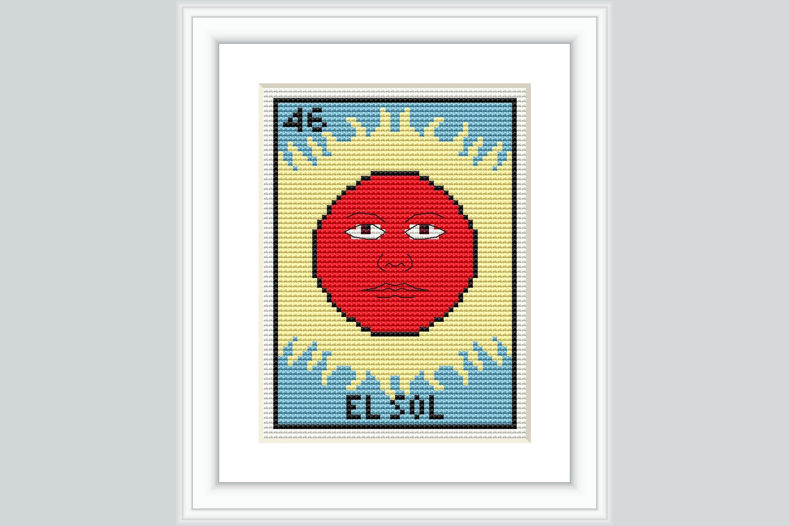 El Sol Cross Stitch Pattern