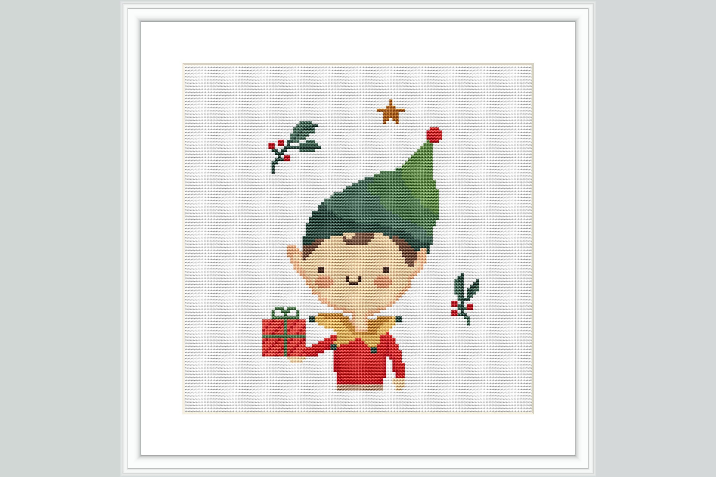 Elf Boy Cross Stitch Pattern