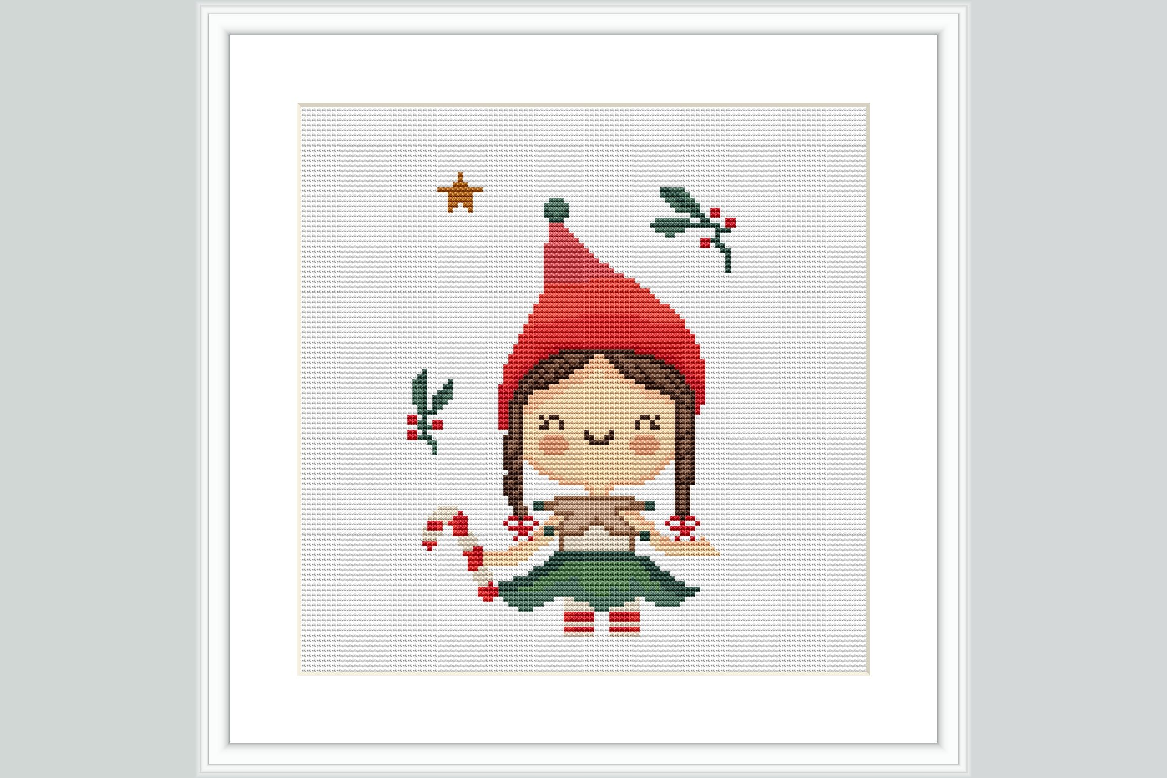 Elf Girl Cross Stitch Pattern