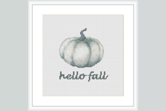 Fall Gnome Cross Stitch Pattern