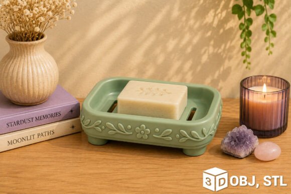Cup Holder Tray 3D Print STL File - Image 10