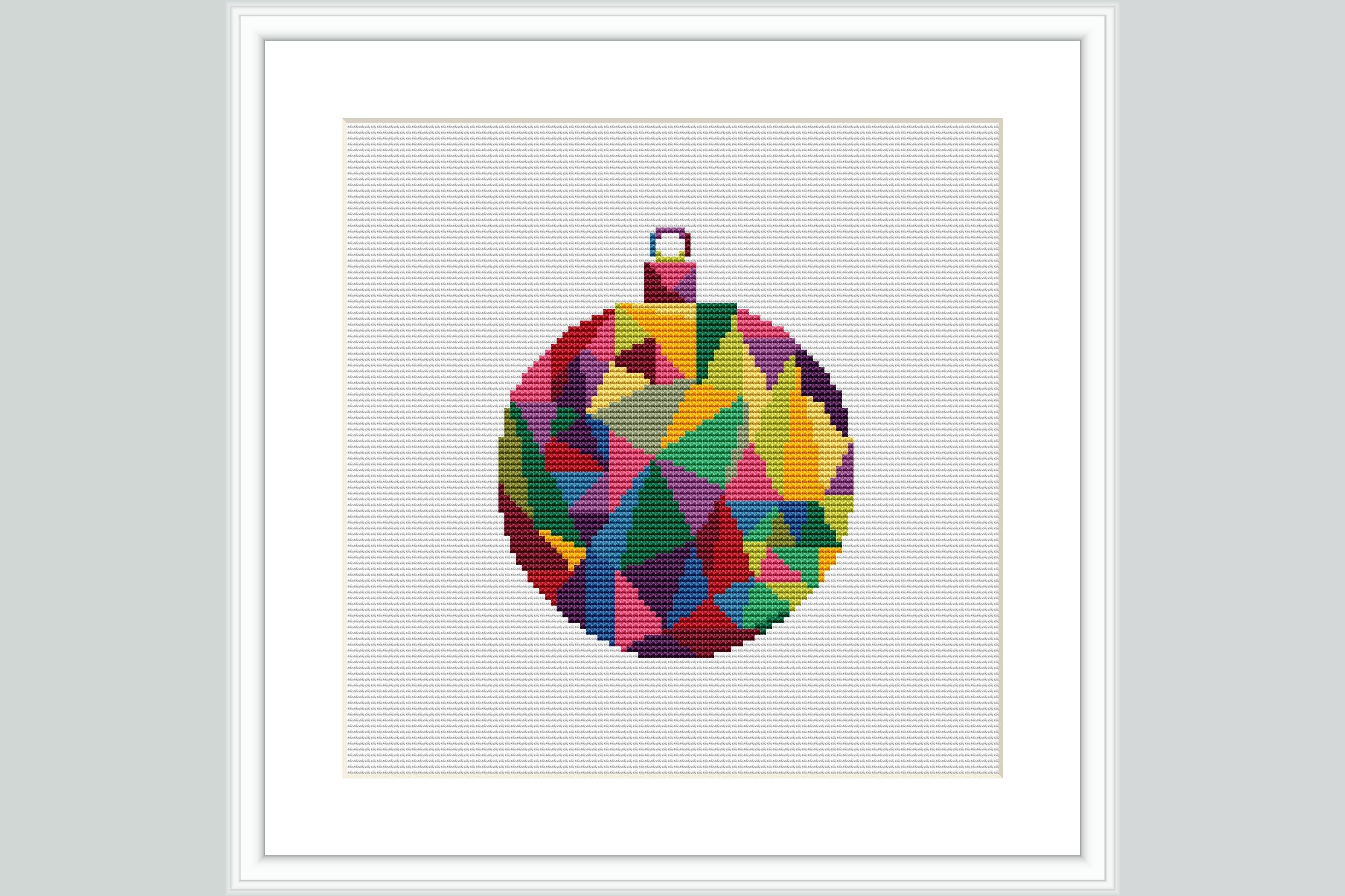Geometric Ornament Cross Stitch Pattern