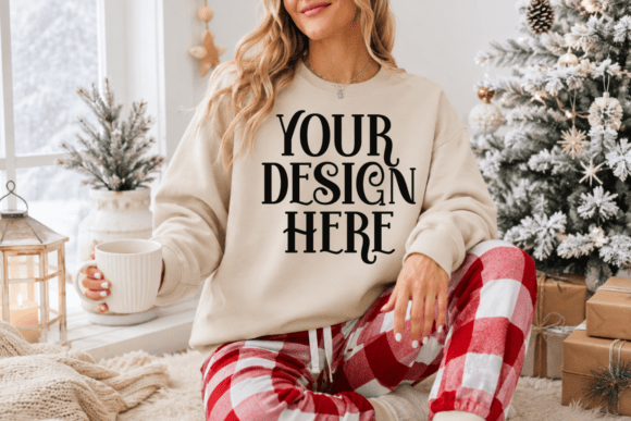 Gildan 18000 Sweatshirt Mockups
