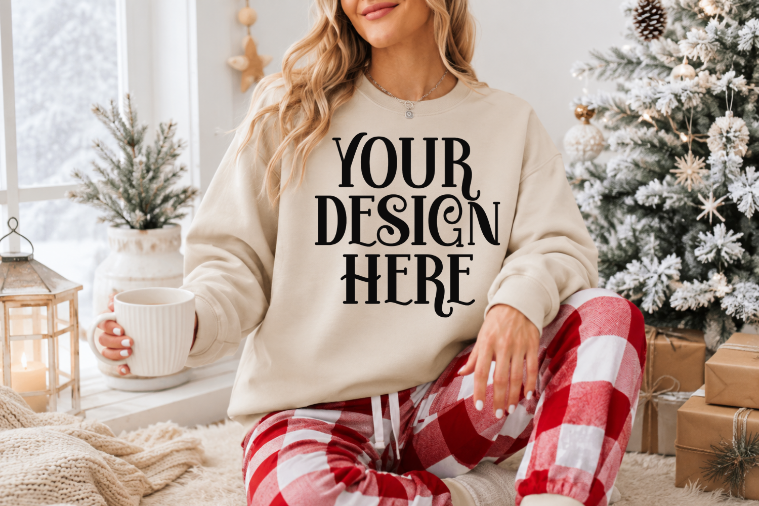 Gildan 18000 Sweatshirt Mockups
