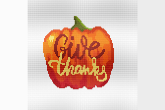 Give Thanks Cross Stitch Pattern