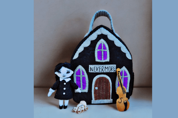 Gothic Witch Dollhouse Sewing Pattern